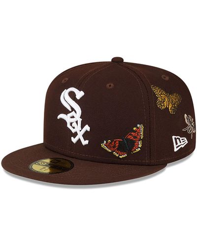 KTZ Chicago White Sox Mlb X Felt 59fifty Fitted Cap - Brown