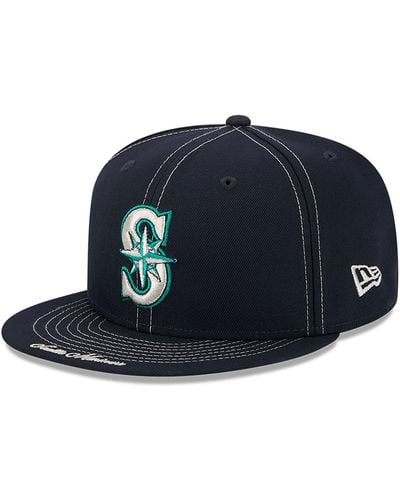 KTZ Seattle Mariners Summer Classic Navy 59fifty Fitted Cap - Blue