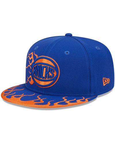 KTZ New York Knicks Nba Rally Drive 9fifty Snapback Cap - Blue