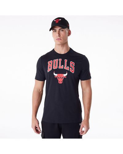 KTZ Chicago Bulls Nba Regular T-shirt - Blue