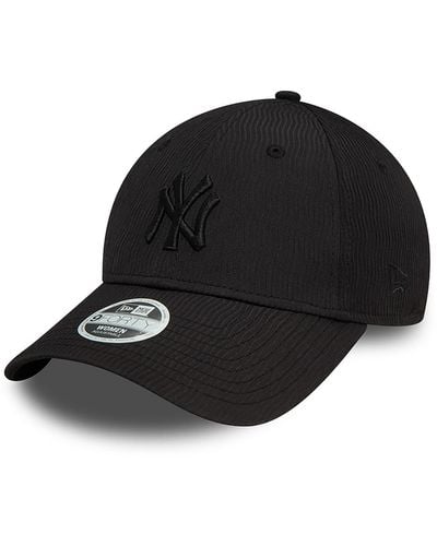 KTZ New York Yankees Womens Ruching 9forty Adjustable Cap - Black