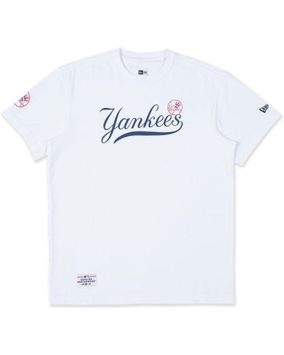 KTZ New York Yankees Mlb Doughnut Party Vibe T-shirt - White