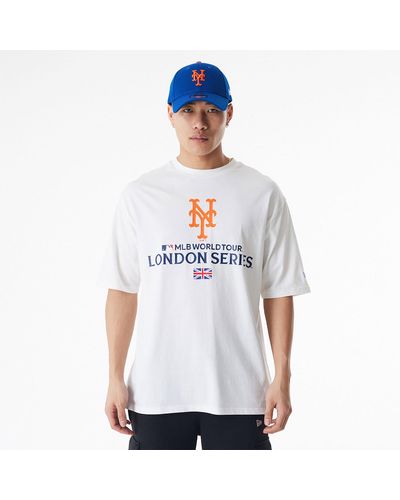 KTZ New York Mets Mlb London Series 2024 Oversized T-shirt - White