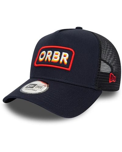 KTZ Red Bull Racing Oracle Red Bull Racing Patch Navy E-frame Trucker Cap - Blue
