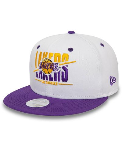 KTZ La Lakers Womens Nba 9fifty Snapback Cap - Purple