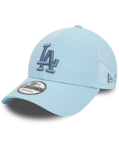 KTZ La Dodgers Home Field Pastel 9forty Trucker Cap - Blue