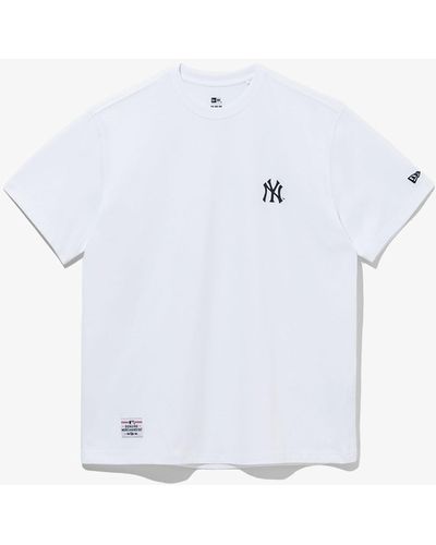 KTZ New York Yankees Mlb Flower New Era Korea T-shirt - White