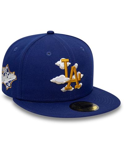 KTZ La Dodgers Team Cloud 59fifty Fitted Cap - Blue