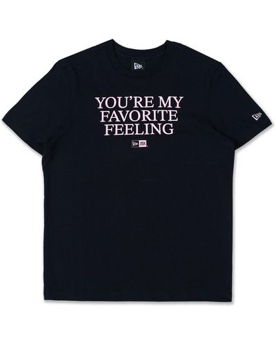 KTZ New Era My Valentine Script T-shirt - Black