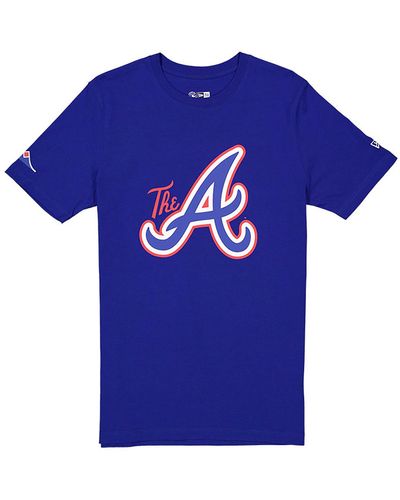 KTZ Atlanta Braves Mlb City Connect T-shirt - Blue