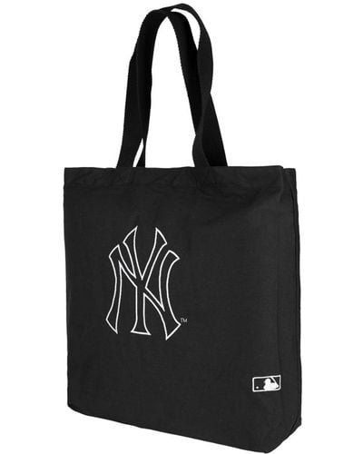 KTZ New York Yankees Mlb Canvas Premium Tote Bag - Black