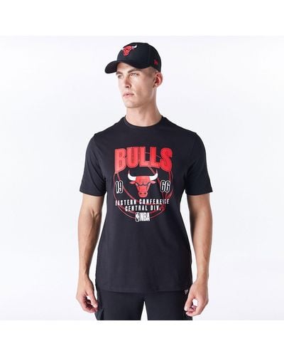 KTZ Chicago Bulls Nba Graphic T-shirt - Blue