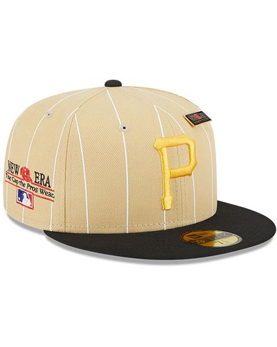 KTZ Pittsburgh Pirates 59fifty Day Light Beige 59fifty Fitted Cap - Metallic