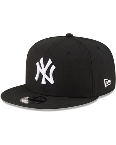 KTZ New York Yankees Chain Stitch 9fifty Snapback Cap - Black