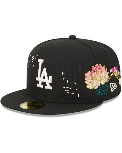 KTZ La Dodgers Cherry Blossom 59fifty Fitted Cap - Black