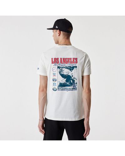 MLB Team Retro Graphic LA Dodgers T-Shirt D02_772