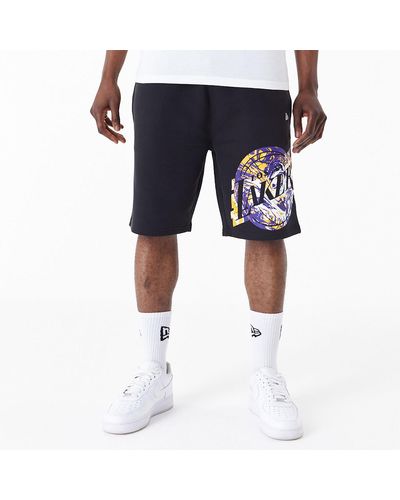 KTZ La Lakers Nba Infill Graphic Shorts - Blue