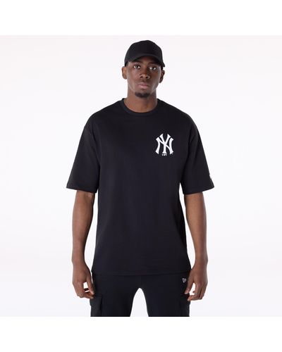 KTZ New York Yankees Mlb Floral Graphic Oversized T-shirt - Blue