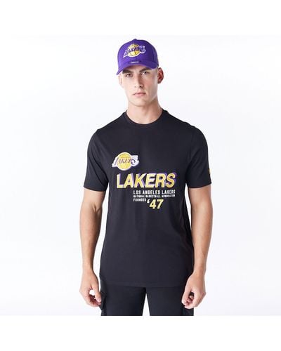 KTZ La Lakers Nba Graphic T-shirt - Blue