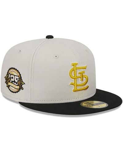 KTZ St. Louis Cardinals Two-tone Stone 59fifty Fitted Cap - Natural