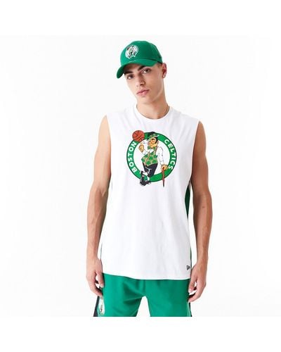 KTZ Boston Celtics Colour Block Tank Top - Green