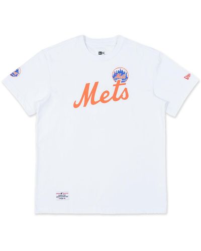 KTZ New York Mets Mlb Doughnut Party Vibe T-shirt - White