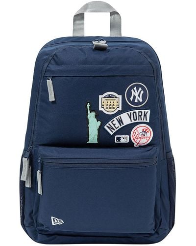 KTZ New York Yankees Mlb Patch Navy Delaware Backpack - Blue