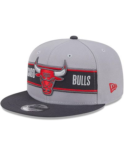 KTZ Chicago Bulls Nba Draft 2024 9fifty Snapback Cap - Grey