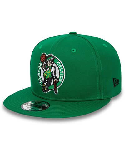 KTZ Boston Celtics Nba Rear Logo 9fifty Snapback Cap - Green