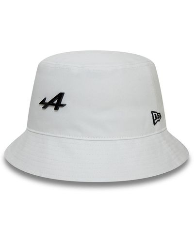 KTZ Alpine Racing Metal Badge Bucket Hat - Grey