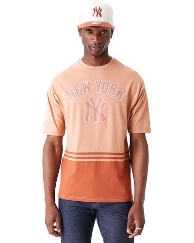 KTZ New York Yankees World Series Oversized T-shirt - Pink