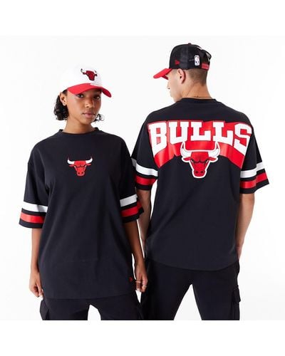 KTZ Chicago Bulls Nba Arch Graphic Oversized T-shirt - Blue