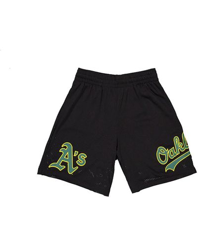 KTZ Oakland Athletics Mlb Custom Mesh Shorts - Black