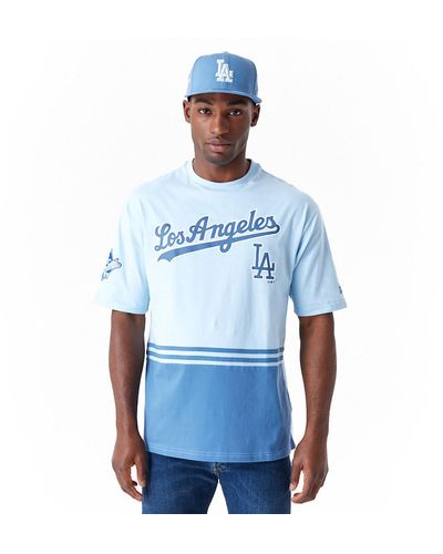 KTZ La Dodgers World Series Pastel Oversized T-shirt - Blue