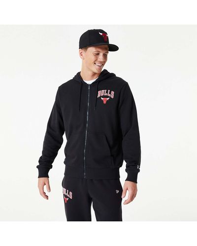 KTZ Chicago Bulls Nba Essentials Full-zip Hoodie - Blue