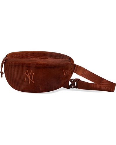 KTZ New York Yankees Mlb Cord Mini Waist Bag - Brown