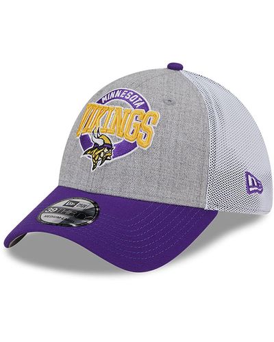 KTZ Minnesota Vikings Nfl 39thirty Stretch Fit Cap - Purple