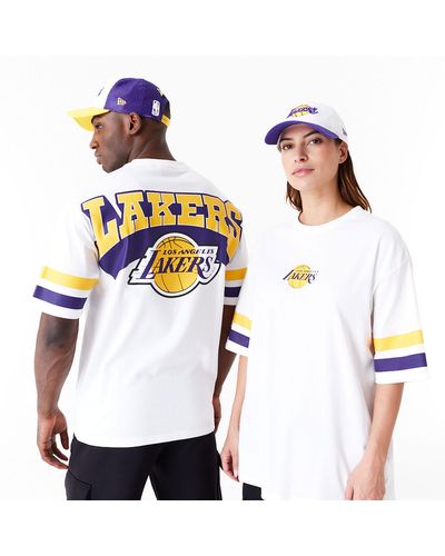 KTZ La Lakers Nba Arch Graphic Oversized T-shirt - White