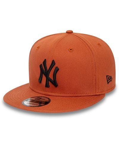 KTZ New York Yankees League Essential 9fifty Snapback Cap - Brown