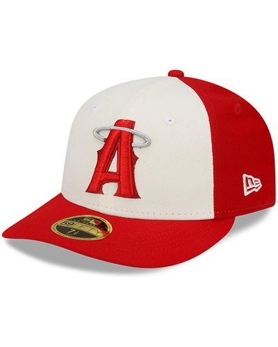KTZ La Angels Mlb City Connect 2024 Low Profile 59fifty Fitted Cap - Red