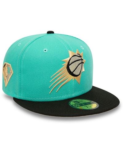 KTZ Phoenix Suns Nba East To West Turquoise 59fifty Fitted Cap - Green
