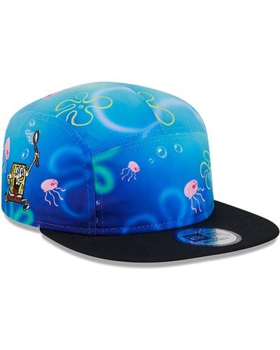 KTZ Spongebob Squarepants Jellyfishing Camper Cap - Blue