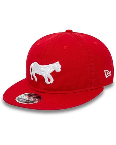 KTZ Detroit Tigers Mlb Cooperstown 9fifty Retro Crown Cap - Red