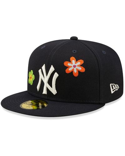 KTZ New York Knicks Shadow Floral 9fifty Snapback Cap in Black for Men