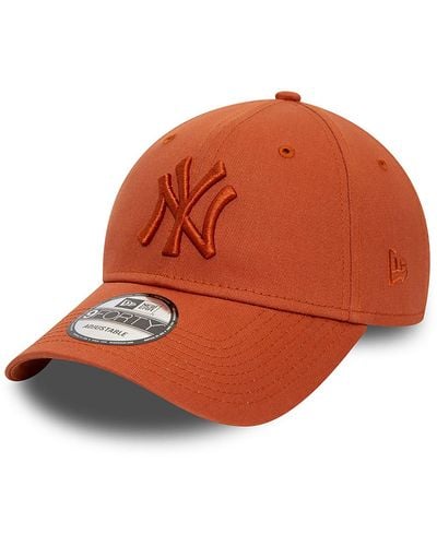 KTZ New York Yankees League Essential 9forty Adjustable Cap - Orange