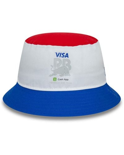 KTZ Visa Cash App Rb Block Tapered Bucket Hat - Blue
