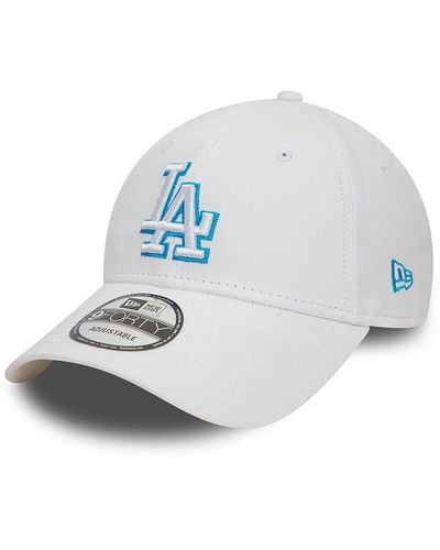 KTZ La Dodgers Team Outline 9forty Adjustable Cap - Blue