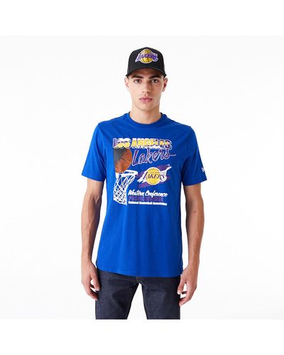 KTZ La Lakers Nba Player Graphic T-shirt - Blue