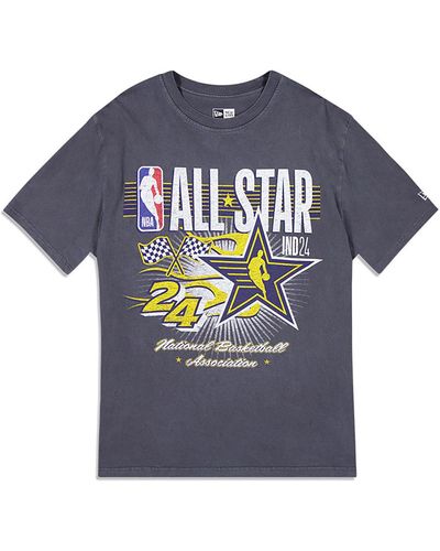 KTZ Nba All Star Game 2024 Black T-shirt - Blue