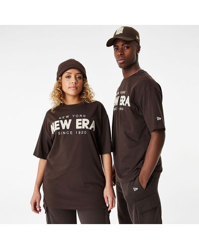 KTZ New Era Heritage Oversized T-shirt - Brown